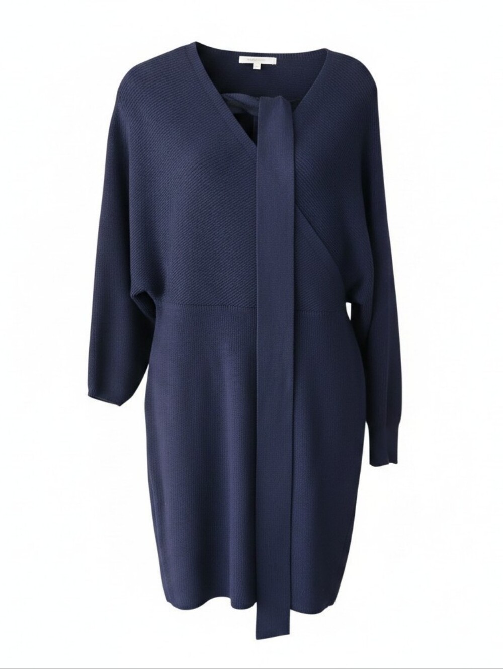 V-neck Cocktail Sweater Dress - Picture 3 of 5